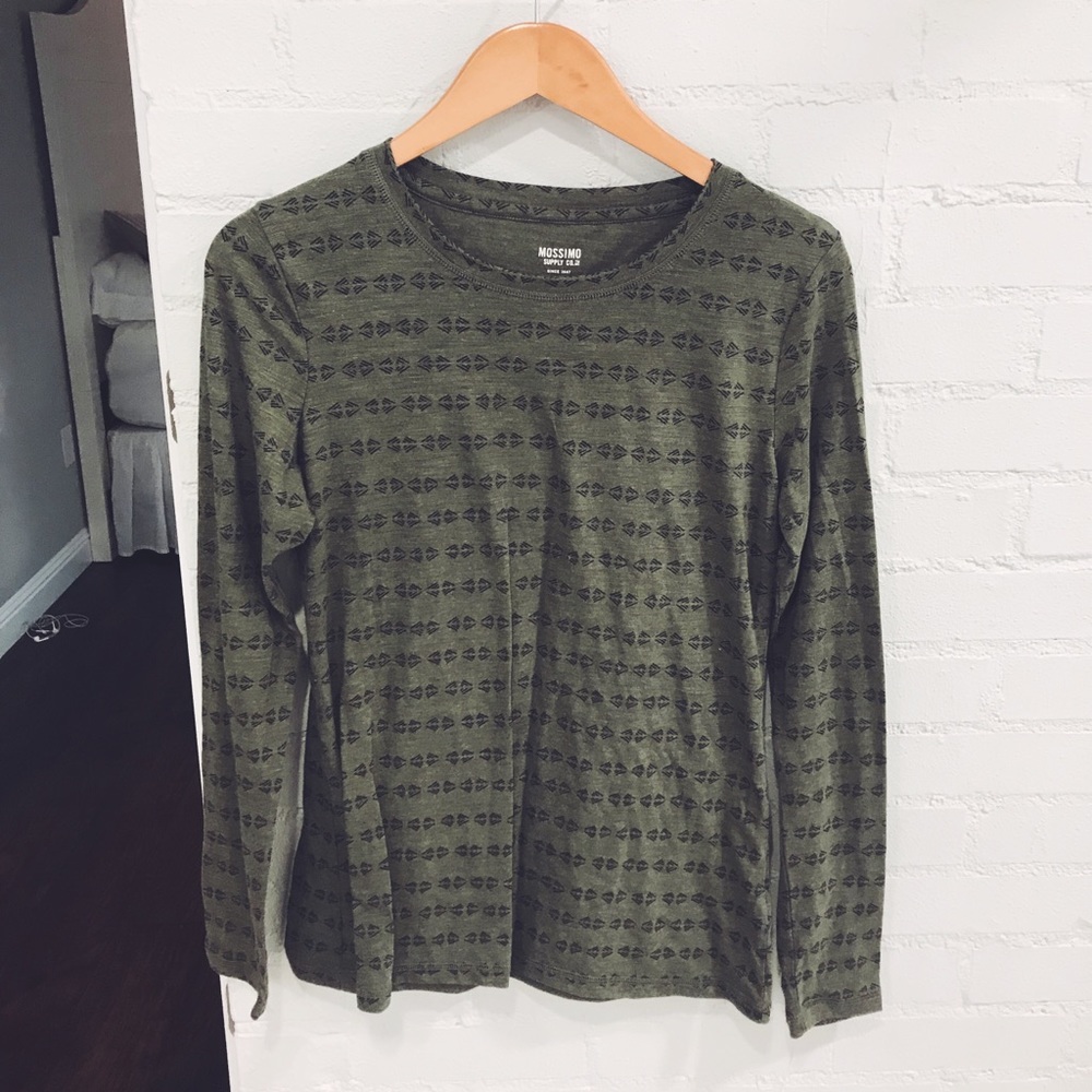 Olive Long Sleeve Tee